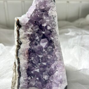 natural amethyst cluster standing crystal home decor boho chic crystal altarpiece