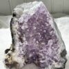 a cut base amethyst cluster standing house decor boho chic crown chakra third eye chakra sahasrara ajna purple crystal