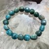 blue apatite bead bracelet crystal jewellery natural mineral jewellery ajna third eye
