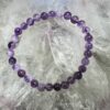 chevron amethyst bead bracelet natural purple crystal jewellery ajna third eye healing