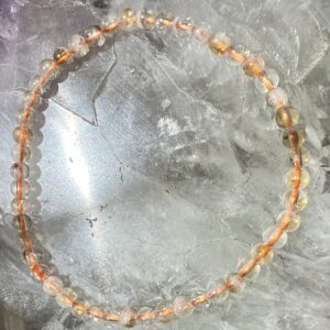 citrine bead bracelet solar plexus healing manipura crystal jewellery