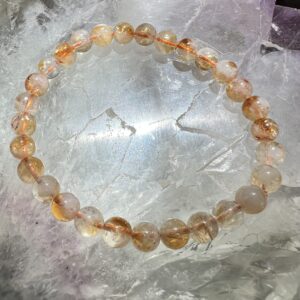 citrine bead bracelet solar plexus healing manipura crystal jewellery
