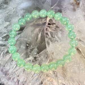 green aventurine bead bracelet crystal jewellery semi precious beads heart chakra healing energy