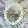 green fluorite bead bracelet natural green crystal jewellery CaF2