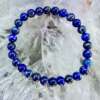 lapis lazuli bracelet 6mm bead jewellery natural crystal healing jewellery blue stone third eye (Na,Ca)8Al6Si6O24(S,SO)4