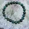 moss agate bead bracelet natural crystal jewellery green agate beads SiO2