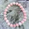 pink peruvian opal bead bracelet natural crystal jewellery SiO2 · nH2O heart chakra anahata