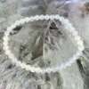 moonstone bracelet natural crystal jewellery round polished beads (Na,Ca)Al1-2Si3O8
