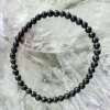 shungite bracelet natural cut carbon shungite beads crystal jewellery muladhara root chakra protection gems C60