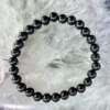 shungite bracelet natural cut carbon shungite beads crystal jewellery muladhara root chakra protection gems C60