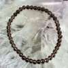 smokey quartz bracelet 4mm bead crystal jewellery natural healing smokey quartz crystal SiO2