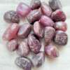 tumble polished ruby rubies red gemstones natural gemstones crystals root chakra muladhara Al2O3