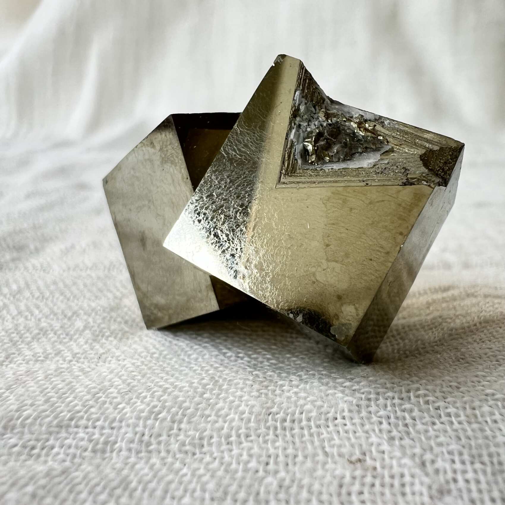 Iron pyrite cube cluster - Image 2