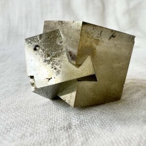 iron pyrite natural cubic clusters of golden iron pyrite Navarre solar plexus manipura protection perfection purity FeS2