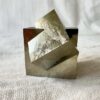 iron pyrite natural cubic clusters of golden iron pyrite Navarre solar plexus manipura protection perfection purity FeS2