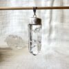 clear crystal pendant rock crystal quartz necklace everyday jewellery healing energy gems the hidden gem sahasrara crown chakra seven rays crystal power piezoelectricity