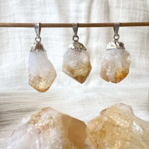 Alternative view of Citrine pendant