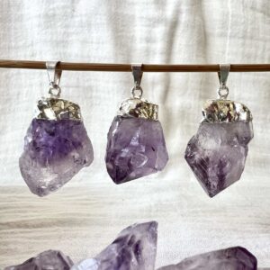 Alternative view of Amethyst pendant