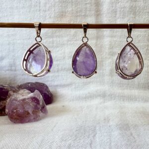 Alternative view of Amethyst pendant