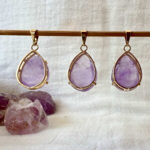 Alternative view of Amethyst pendant