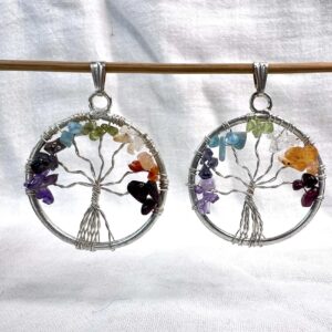 tree of life chakra pendant new zealand crystal shop crystal necklace energetic transformation