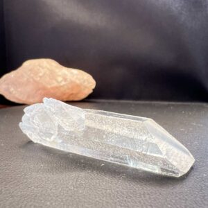 clear quartz point single crystal natural Lemurian point rock crystal shop new zealand Aotearoa