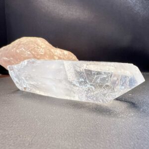 clear quartz point single crystal natural Lemurian point rock crystal shop new zealand Aotearoa