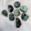 emerald tumblestone natural precious stone