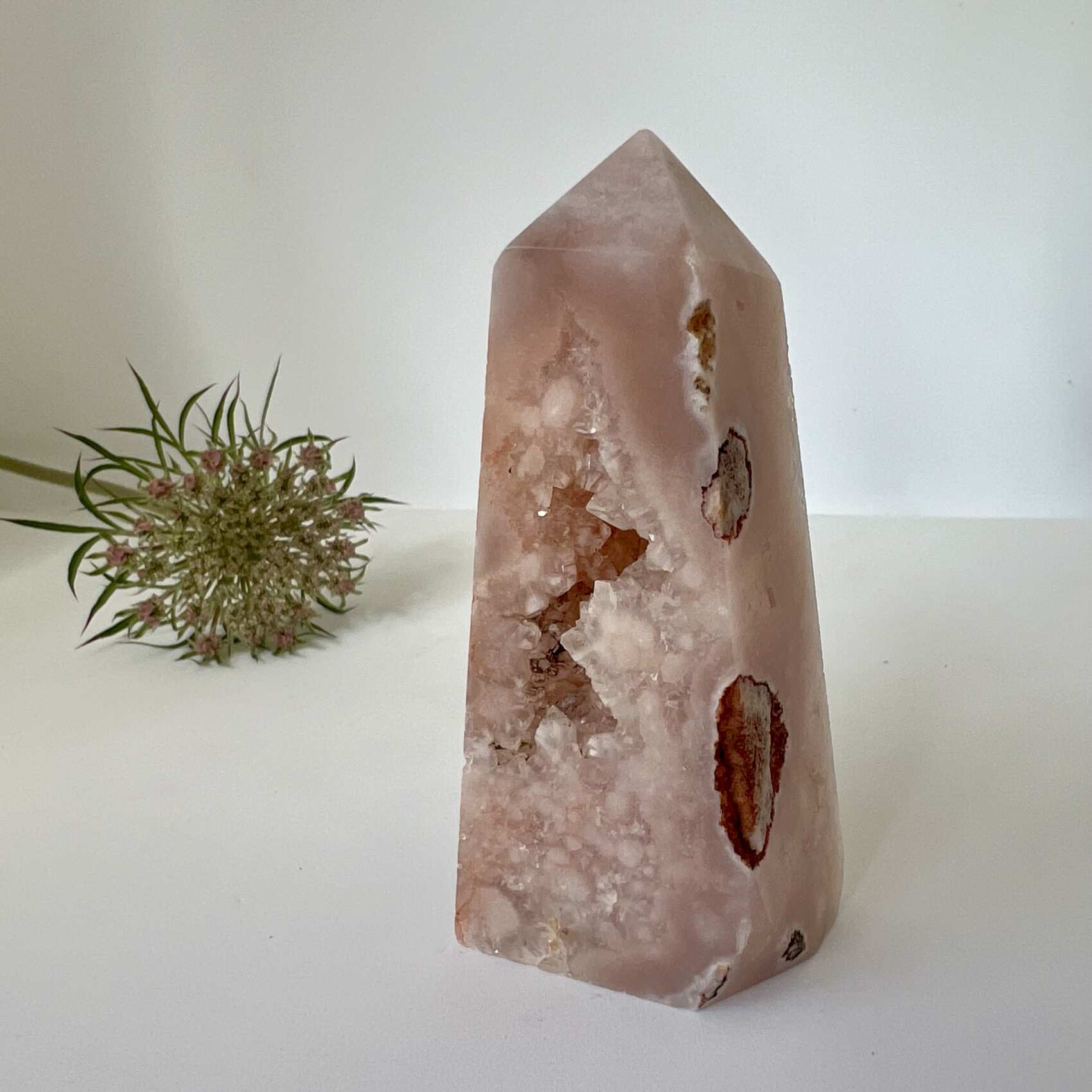 pink amethyst home decor crystal healing NZ energy cleansing crystals chakra crystals NZ meditation stones spiritual gifts NZ aotearoa
