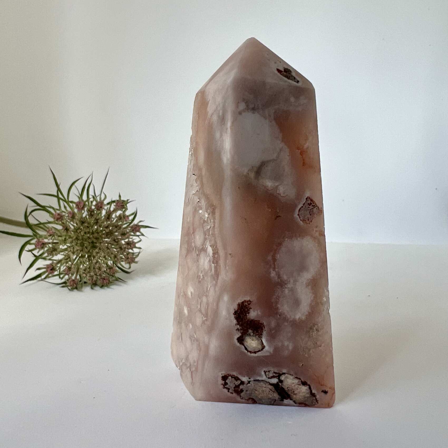 Pink amethyst obelisk - Image 5