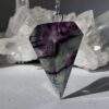 fluorite pendulum natural crystal calcium fluoride crystal healing NZ energy cleansing crystals chakra crystals NZ meditation stones spiritual gifts NZ Aotearoa