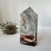 druzy agate crystal obelisk standing point home decor crystal healing NZ energy cleansing crystals chakra crystals NZ meditation stones spiritual gifts NZ Aotearoa