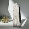 white lace agate druzy agate crystal obelisk standing point home decor crystal healing NZ energy cleansing crystals chakra crystals NZ meditation stones spiritual gifts NZ Aotearoa