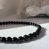black tourmaline bracelet jewellery crystal healing NZ energy cleansing crystals chakra crystals NZ meditation stones spiritual gifts NZ Aotearoa