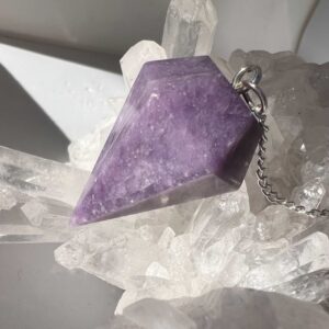 Lepidolite pendulum - Image 2