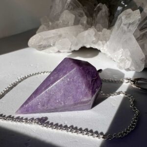 Lepidolite pendulum - Image 3