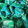 natural malacolla malachite chrysocolla polished natural mineral crystal healing NZ energy cleansing crystals chakra crystals NZ meditation stones spiritual gifts NZ Aotearoa