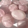 rose quartz soapstone large tumblestones polished natural mineral crystal healing NZ energy cleansing crystals chakra crystals NZ meditation stones spiritual gifts NZ Aotearoa