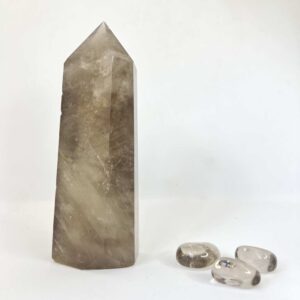 brown smokey quartz crystal tower natural mineral crystal healing NZ energy cleansing crystals chakra crystals NZ meditation stones spiritual gifts NZ Aotearoa